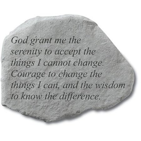 KAY BERRY INC Kay Berry- Inc. 61120 God Grant Me The Serenity - Memorial - 15.5 Inches x 11.5 Inches 61120